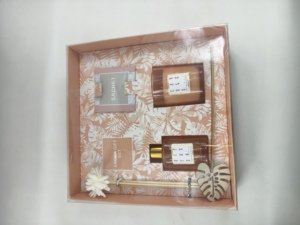 Ensemble diffuseur de parfum 70G+50ML, flacon en verre, parfum longue durée, sans alcool, écologique, 15-30 jours, boîte cadeau - Product Image 5