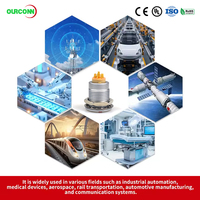 Connecteur Push-Pull 2/3/4/5/6/7/9 Broches, Prise Circulaire d'Aviation Sino, Connecteur de Câble Médical Compatible LEMOS 0B FGG EGG Série