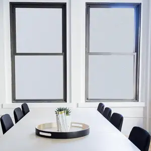 03MS Window Privacy Film Frosted Removable Glass Covering for Bathroom Opaque Static Cling Heat Control Door Sticker