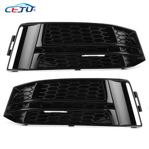 Grille de phare antibrouillard <span class=keywords><strong>avant</strong></span> de voiture noire brillante pour <span class=keywords><strong>Audi</strong></span> <span class=keywords><strong>A4</strong></span> S4 B9 <span class=keywords><strong>S</strong></span>-<span class=keywords><strong>Line</strong></span> 2016 <span class=keywords><strong>2017</strong></span> 2018 - Product Image 2