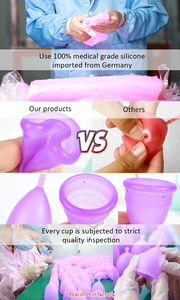 Coupe menstruelle en silicone médical écologique Furuize, réutilisable, douce, pour femmes, soins menstruels - Product Image 4