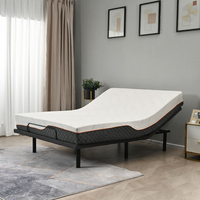 Lit réglable multifonctionnel avec tête et pieds réglables, pliable, taille Twin XL, moteur allemand Okin, Verstellbares Bett