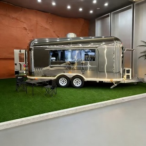 Hot Dog Burger Food Cart Remorque de restauration mobile pour restauration rapide pour les frites de crème glacée Bière pour les restaurants Industrie de la restauration - Product Image 5