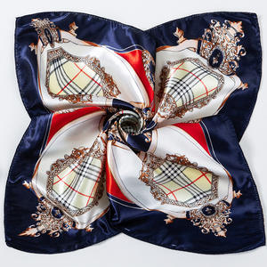 Sciarpa Estiva da <span class=keywords><strong>Donna</strong></span> Stile Retrò con Stampa Floreale, Morbida e Personalizzabile, Nuova Moda Leopardata in Raso di Seta - Product Image 4