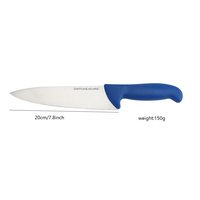 Couteau de cuisine en PP KITCHENCARE de 8 pouces, couteau de boucher professionnel personnalisé pour les hôtels et les restaurants