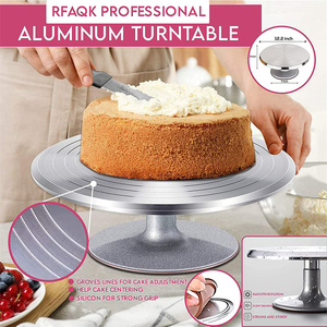 250 pezzi utensili per torte forniture per torte utensili per beccuccio set di utensili per <span class=keywords><strong>pasticceria</strong></span> Set con giradischi in lega di alluminio - Product Image 6