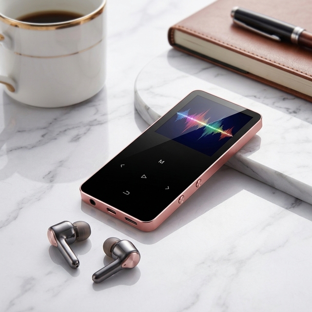 Factory Directly Sell Mini Wireless MP3 MP4 Player 16GB HiFi Sound Touch Screen Metal Music Player FM Recorder