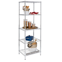 Étagère métallique pour cuisine de garage Étagère à 4 niveaux Étagère métallique réglable pour usage intensif Étagère de rangement en métal
