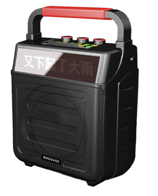 Portable Bluetooth Speaker With Wireless Microphone for Party