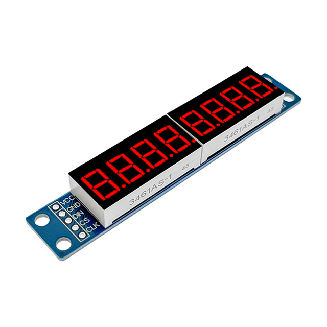MAX7219 7 Segment LED Dot Matrix 8 Digit Digital Tube Display Control Module
