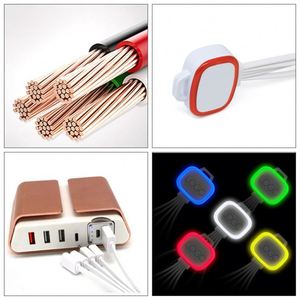 Cable de Carga Rápida 3 en 1 con Logotipo 2025, Cable de Datos Micro USB Tipo C con Pantalla LED - Product Image 5