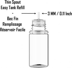 30ml 50ml 60ml 100ml 120ml Plastic Thin Tip <b>Dropper</b> <b>Bottles</b> Oil Squeeze PET Liquid Childproof Tamper Cap Screen Printing - Product Image 3