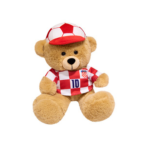 Set de Peluches de Fútbol, Osito de Club de Fútbol Personalizable, Peluche Corto y Relleno de Algodón PP, Regalo para Niños, Venta al Por Mayor - Product Image 5