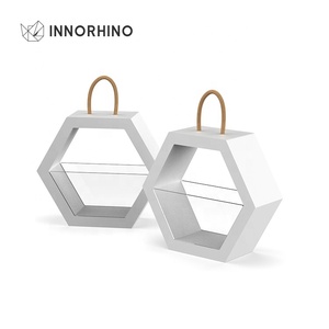 Custom Biodegradable Hexagon Wedding <b>Flower</b> Gift Box Glossy Matt Lamination UV Coating Embossing Brand Packaging - Product Image 4