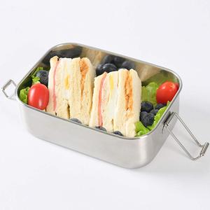 High Quality Sale Stainless Steel Single Layer <strong>Rectangular</strong> <strong>Lunch</strong> <strong>Box</strong> <strong>2</strong> Containers <strong>Lunch</strong> <strong>Box</strong> Wholesale Quantity - Product Image 4