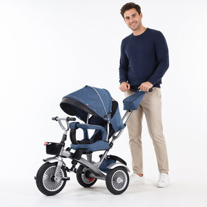 Triciclo para Bebés, Bicicleta de Pedales Cómoda, Juguete para Niños, Carro de Juguete con Ruedas para Diversión - Product Image 3
