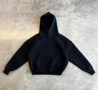 Sweat à Capuche Oversize Unisexe Uni en Coton, Polyester et Néoprène Vierge de Fabricants de Dongguan pour Hommes