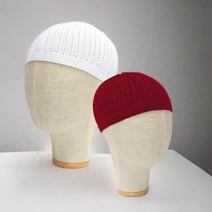 Bonnet Kufi en tricot crochet Rasta très populaire pour hommes – Bonnets de prière islamiques musulmans - Product Image 6