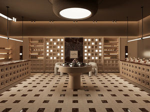 ตู้โชว์น้ำหอมสำหรับเครื่องสำอางน้ำหอมที่แปลกใหม่ตู้ตกแต่งภายในร้านออกแบบได้ตามต้องการ - Product Image 5