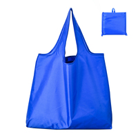Sac fourre-tout pliable en tissu Oxford imperméable, personnalisable avec logo publicitaire, lavable, réutilisable, pour les courses au supermarché