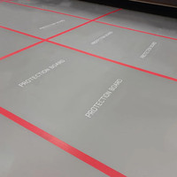 Plaques en Coroplast robustes 48 x 96, feuilles de polyflute PP thermoformables, planches de protection en plastique pour sol