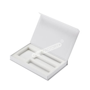 Lujo Premium logotipo personalizado bajo MOQ blanco magnético <span class=keywords><strong>viaje</strong></span> Hotel suministro servicios conjunto regalo cajas de cartón de papel con espuma blanca - Product Image 3