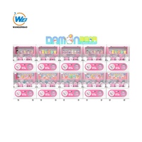 Distributeur automatique de capsules Gacha WANGERBAO Super Double-Deck avec couleur, logo, autocollants et dispositif de paiement personnalisables