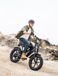 Bicicleta Eléctrica para Adultos de 750W, Negra y Marrón, con Batería Extraíble de 15ah, Neumáticos Anchos, Carga de 150kg, Motor G60 de 750W - Product Image 2