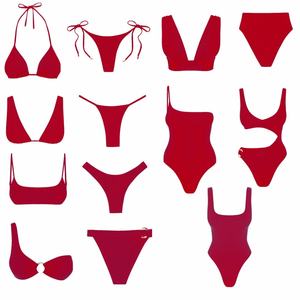 Traje de Baño Sexy con Logotipo Personalizado, Bikini de Tiras para Mujer, Ropa de Playa de Lujo, Traje de Baño Micro Mini Bikini de Poliéster - Product Image 3