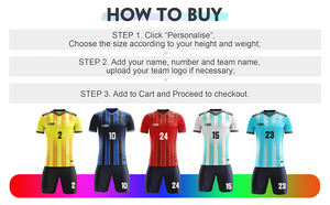 2025 venta al por mayor de camisetas de fútbol personalizadas Cool Youth Team Wear conjunto de manga corta uniforme de fútbol - Product Image 5