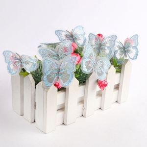 Handmade 3D 4.3*5cm 15 Colors Beautiful Organza Butterfly Embroidery Patch for Bag Dress Hats - Product Image 6
