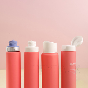 Bouteille en plastique HDPE souple de haute qualité, compressible, 200 ml, 250 ml, avec un grand bouchon rotatif pour le shampooing, l'emballage cosmétique - Product Image 3