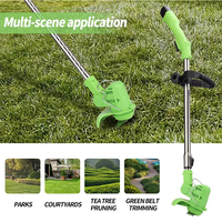 Tondeuse à chaîne sans fil alimentée par batterie et chargeur rapide Lame 3-en-1 Weed Wacker Eaters Machine à couper l'herbe