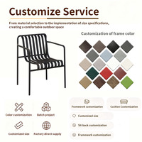 Ensemble table et chaises de jardin en aluminium, directement de l'usine, mobilier d'extérieur résistant aux intempéries pour jardins et hôtels.