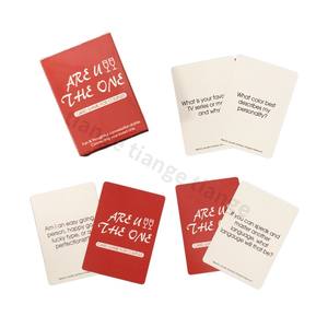 OEM無料サンプル大人のカップル会話ゲームトランプ - Product Image 3