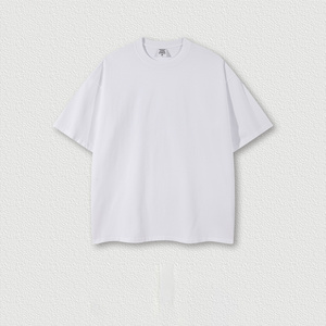 Camiseta Lisa de Hombre, Talla Grande, 100% Algodón, 260 g/m², Impresión Digital con Logotipo Personalizado, Oferta de Verano - Product Image 3