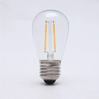Décorations extérieures S14 Led Ampoule E27 2w Dimmable Lampe à filament