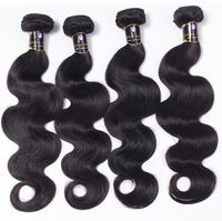 Prix d'usine – Tissage de cheveux humains Remy naturels de style long, double trame, styles brésiliens raides, emballage personnalisable
