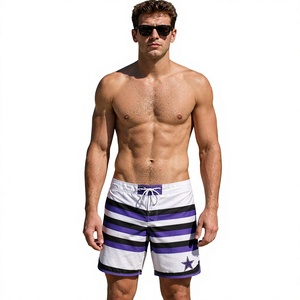 Fashion Men Beach <b>Surf</b> Shorts Lightweight Quick Dry Swim Trunks Printed Boardshorts for Summer Sports - Product Image 1