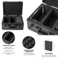 Étui étanche pour cartes à collectionner de sport pour porte-cartes de sport et chargeurs supérieurs Boîte de rangement pour cartes graduées