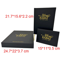 Vente en gros de papeterie A5 personnalisée avec jeu de stylos Emballage cadeau en carton avec logo en feuille d'or Boîte rigide en papier noir Carnet de notes