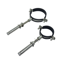 Collier de serrage pour tube en acier inoxydable 304, à vis interne allongée, pour suspension de tuyaux, vente en gros du fabricant