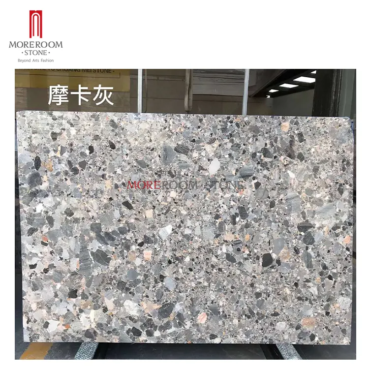 Pavimento in marmo Breccia grigio marmo 299*170 gres porcellanato marmo granito