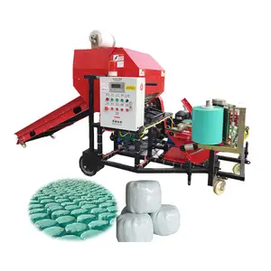 Diesel corn silage wrapping mini round hay baler machine for dairy farm