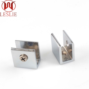 Bán Hot Kẽm hợp kim <span class=keywords><strong>Glass</strong></span> Chủ đồ nội thất phần cứng vuông cố định kẹp giữ kim loại Clip hỗ trợ <span class=keywords><strong>Glass</strong></span> Kệ chân đế - Product Image 1