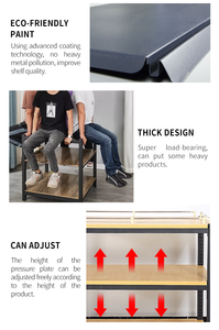 금속 재료 및 양면 식료품 선반 슈퍼마켓 선반 디스플레이 랙 매장 선반 - Product Image 4