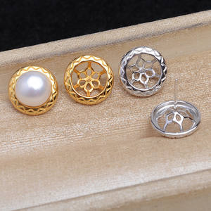 Clous d'oreille en argent S925, double perle, vis, 1,5 mm, matériau de perçage, nouveau 1626, accessoires de perles DIY, vente en gros de bijoux, cordon - Product Image 1