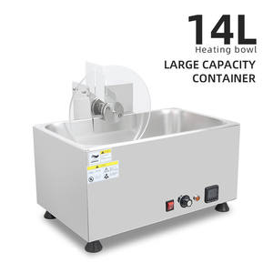Fondeur de chocolat professionnel, beurre, fromage, 14l, pot à fondre le chocolat, électrique, 220v, machine à tempérer le chocolat - Product Image 5