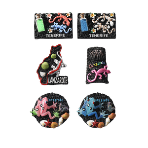 Imanes Nevera 3D Con Arena <span class=keywords><strong>Volcanica</strong></span> De Lanzarote Y Cactus Souvenir Turistico Resina ECO Para Tenerife - Product Image 6