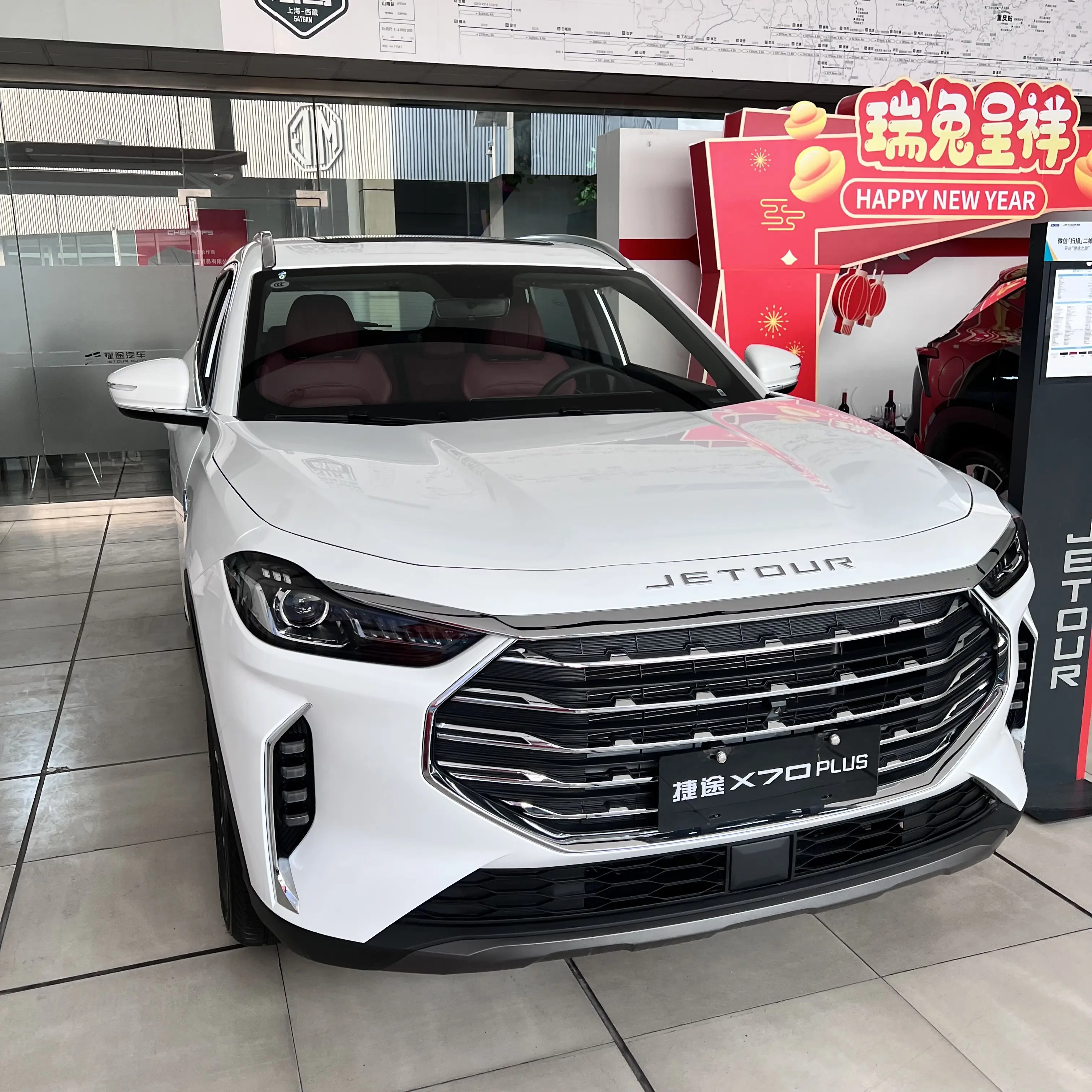 中国の新車CherySuv Jetour X70 Plus2023モデル5または7シート高性能ファミリーガソリン車